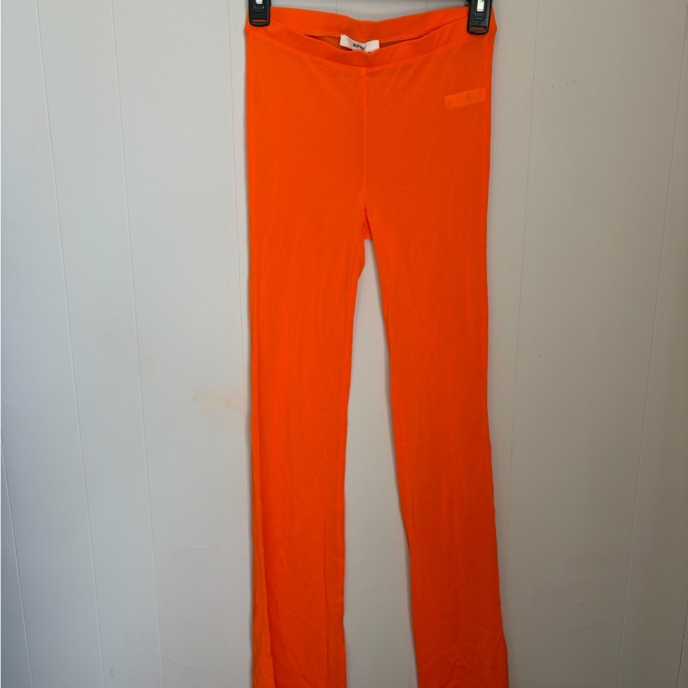Khy Bright Orange Stretch Mesh Pants